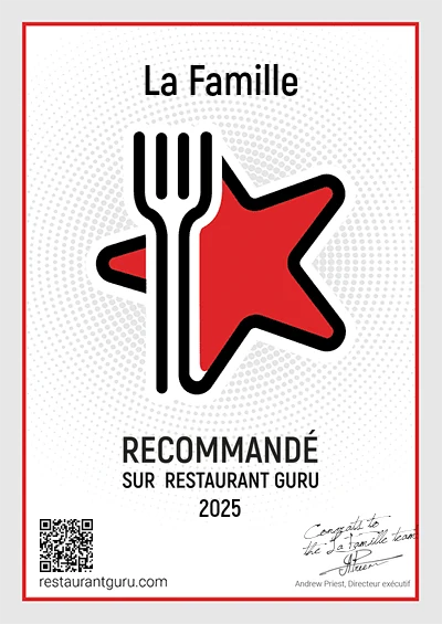 Recommandé sur Restaurant Guru 2025